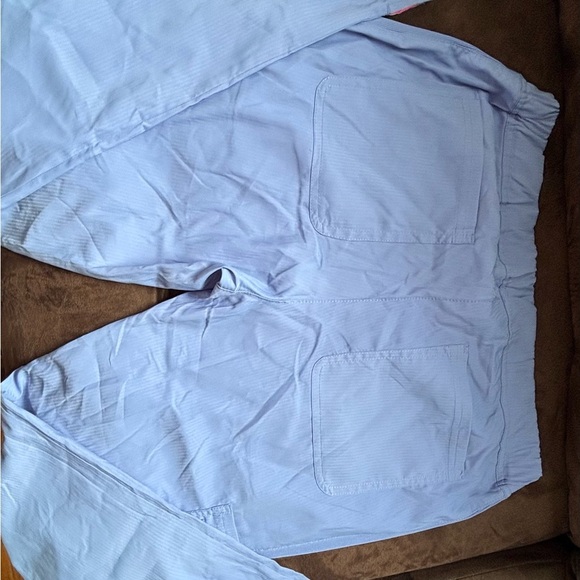 Blue Jumpsuit with Lightweight Fabric and Straight Leg Design - Picture 7 of 9